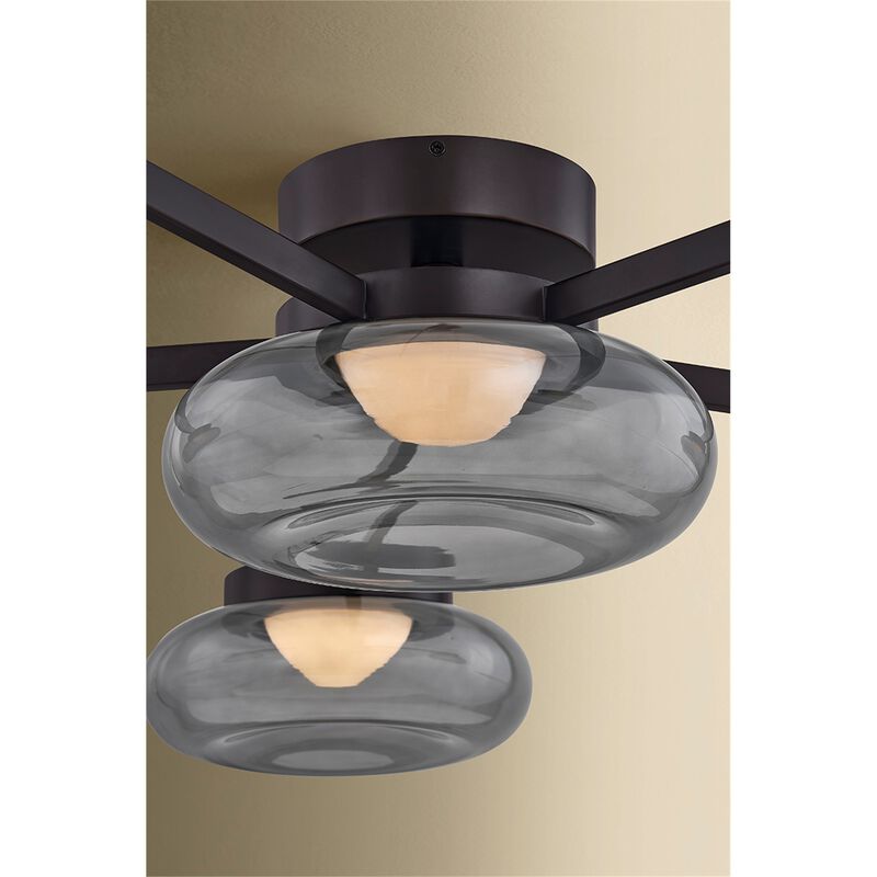 Opalesce 50 Inch Semi Flush Mount by Sonneman